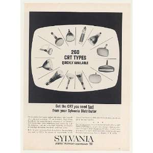  1964 GTE Sylvania CRT Tubes for Scopes Monitors TV Print 