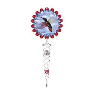   Designer Animated Hummingbird Crystal Twister