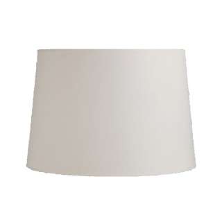NEW 16 in. Wide Drum Shaped Lamp Shade, Vanilla White, Linen Fabric 