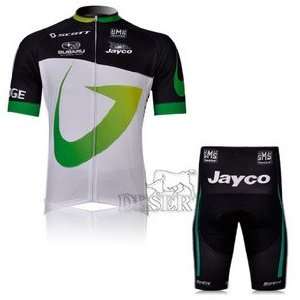  2012 Style Green EDGE cycling jersey Set short sleeved 