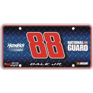   #88 Dale Earnhardt Jr. National Guard (D) License Plate Automotive