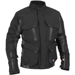   TPG Rainier Motorcycle Jacket X Large (Size 44) Black/Grey Automotive
