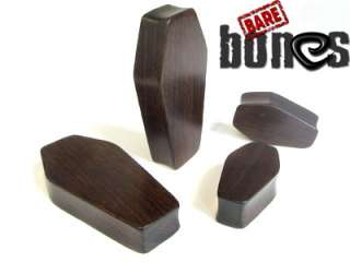 Ear Gauge 7/8 Dark Raintree Organic Body Jewelry Coffin Plugs Gauges 