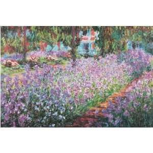 Jardin De Monet   Canvas by Claude Monet. size 54 inches width by 36 