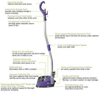 Haan Duo HD50 Electric Sweeper & Floor Sanitizing Steam  