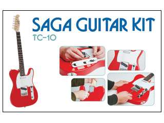 complete electric guitar builders kit build it then play it