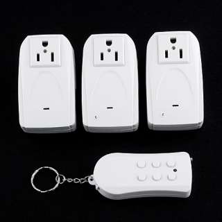   110V/8A Indoor Wireless Remote Control Power Outlet Plug Switch  
