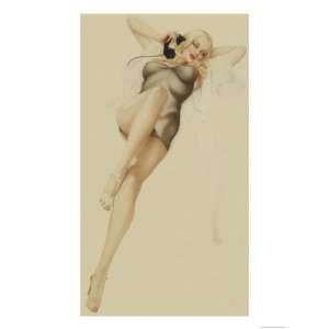  Varga Girl, October 1940 Giclee Poster Print by Alberto Vargas 