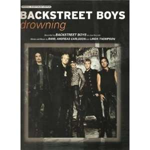  Sheet Music Drowning Backstreet Boys 139 