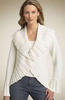 Angel Cable Wrap Sweater with Pin  