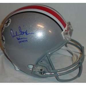 Archie Griffin Memorabilia Signed Ohio State Riddell Full Size Deluxe 