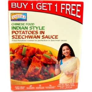 Ashoka Ready to Eat Chinese / Indian Style Potatoes in Szechwan Sauce 