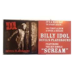 Billy Idol Devils Playground Poster Flat