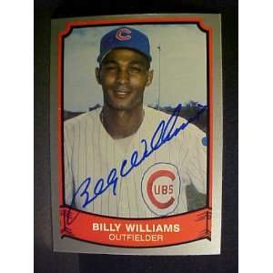 Billy Williams Chicago Cubs #184 1989 Baseball Legends Signed Baseball 