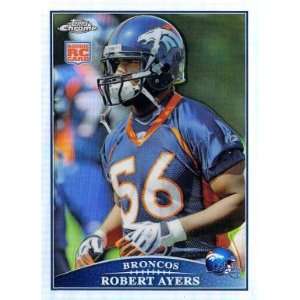 2009 Topps Chrome Refactor Robert Ayers Denver Broncos #TC204 Rookie 