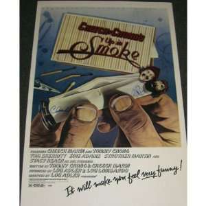 BSS   Cheech Marin & Tommy Chong (Up In Smoke) Signed Autographed 