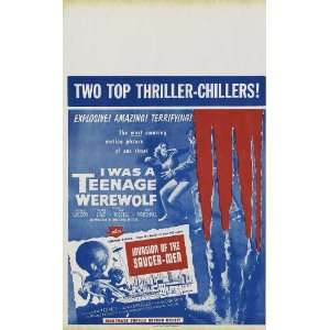  I Was a Teenage Werewolf (1957) 27 x 40 Movie Poster Style 