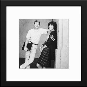  Ron Howard & Cindy Williams Custom Framed And Matted B&W 