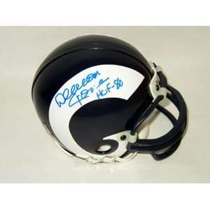 Deacon Jones Autographed Mini Helmet   Rams HOF