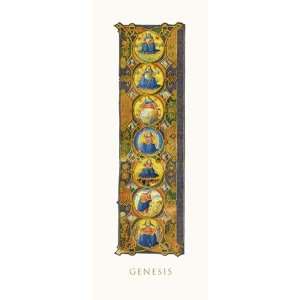  Ghirlandaio   Genesis Size 26x10 by Domenico Ghirlandaio 