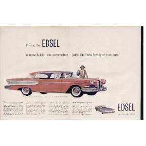   Ford family of fine cars.  1958 Ford Edsel Citation 2 door