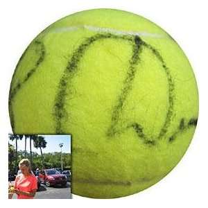  Elena Dementieva Autographed Tennis Ball   Autographed 