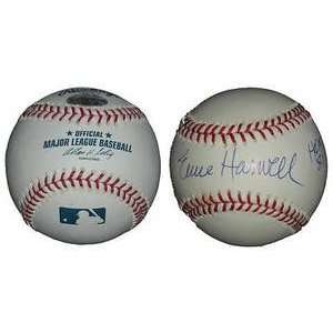 Ernie Harwell Signed MLB Baseball HOF 81 Detroit Tigers