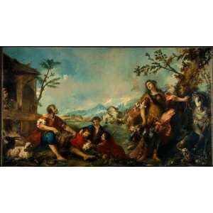   Francesco Lazzaro Guardi   24 x 14 inches   Erminia