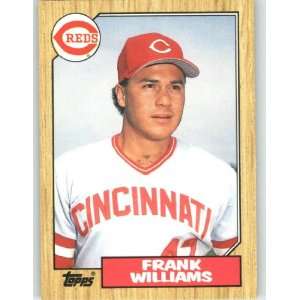  1987 Topps Traded #128T Frank Williams   Cincinnati Reds 