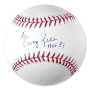George Kell Autographed Ball   HOF 83   Autographed Baseballs
