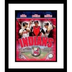 Grady Sizemore, Travis Hafner and Victor Martinez Cleveland Indians 