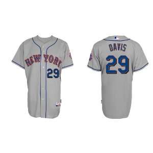 New York Mets #29 Ike Davis Grey 2011 MLB Authentic Jerseys Cool Base 