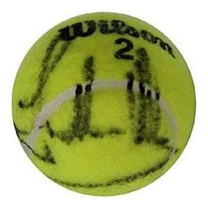 Guillermo Vilas Autographed Wilson2 Tennis Ball   Autographed Tennis 