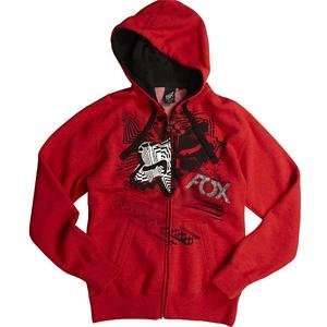   Wild In The Streets Zip Up Hoody   Medium/Heather Red Automotive