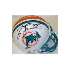 Jason Taylor Autographed/Hand Signed Miami Dolphins Football Mini 