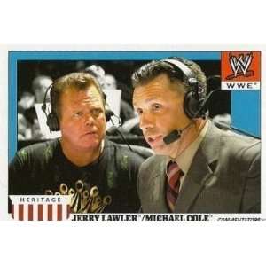   Topps Heritage IV WWE #73 Jerry Lawler/Michael Cole 