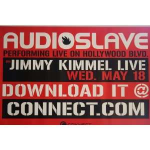  Audioslave Live Jimmy Kimmel Connect Music Poster
