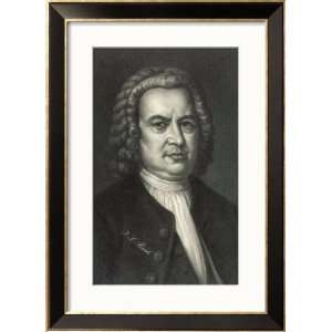  Johann Sebastian Bach German Organist and Composer Framed 