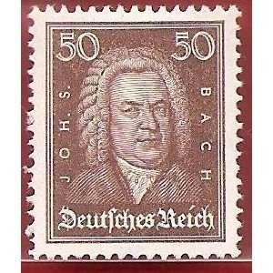  Postage Stamp Johann Sebastian Bach Scott 361 OGMLHVF 