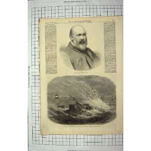  1867 JOHN PHILLIP WRECK FISHING SMACK RAMSGATE HARBOUR 