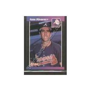  1989 Donruss Regular #405 Jose Alvarez, Atlanta Braves 