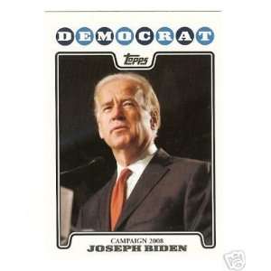  2008 Topps Campaign 2008 #JB Joseph Biden   Democrat 