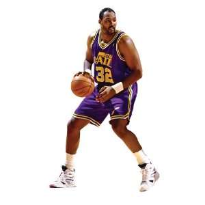 Karl Malone Utah Jazz NBA Fathead REAL.BIG Wall Graphics