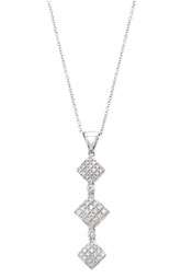 Bony Levy Triple Drop Diamond Pendant Necklace ( Exclusive 