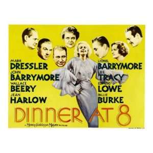  Dinner at Eight, Lionel Barrymore, Lee Tracy, Wallace 