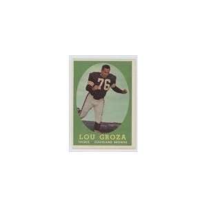  1958 Topps #52   Lou Groza Sports Collectibles