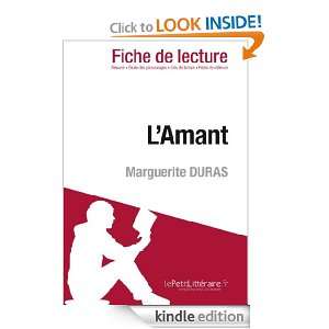 Amant de Marguerite Duras (Fiche de lecture) (French Edition 