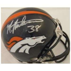 Mike Anderson (Denver Broncos) Football Mini Helmet
