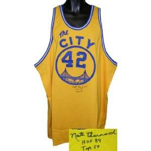  Nate Thurmond Autographed Jersey   Authentic   Autographed 