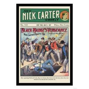 Nick Carter Black Madges Vengeance Giclee Poster Print, 18x24